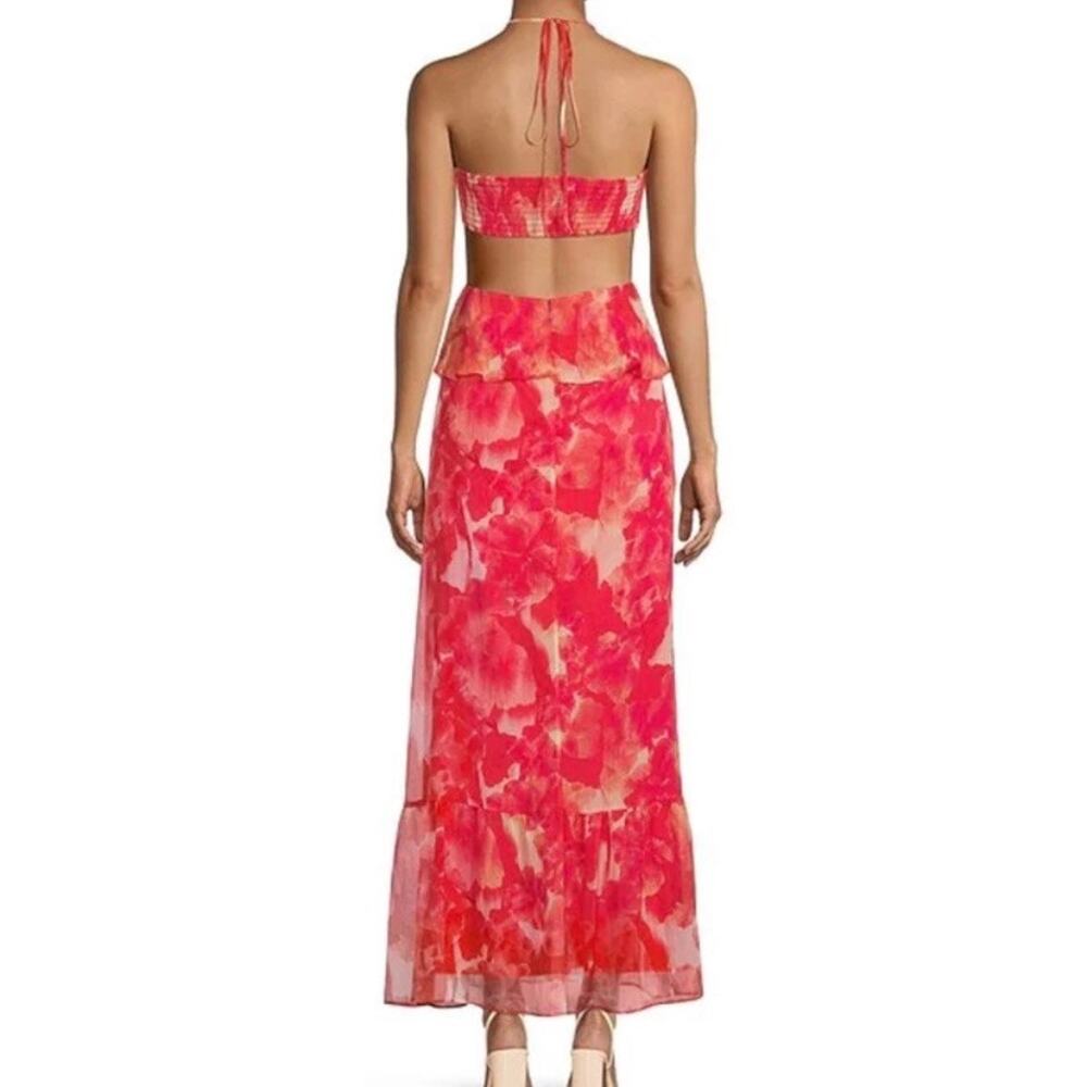 Gianni Bini Cherry Myra Halter Cutout Maxi Dress Sz.10 NWT - Picture 4 of 16